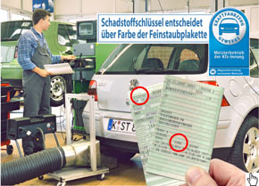Feinstaubplakette